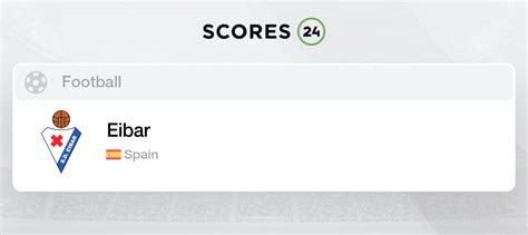 Eibar Scores & Latest Results Today .